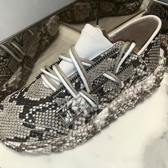 giuseppe zanotti BNIB python textured lowtops - Picture 11 of 14